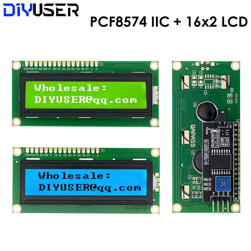 Lcd 1602 - LCD-модуль 1602 с синим/желто-зеленым экраном, 16x2