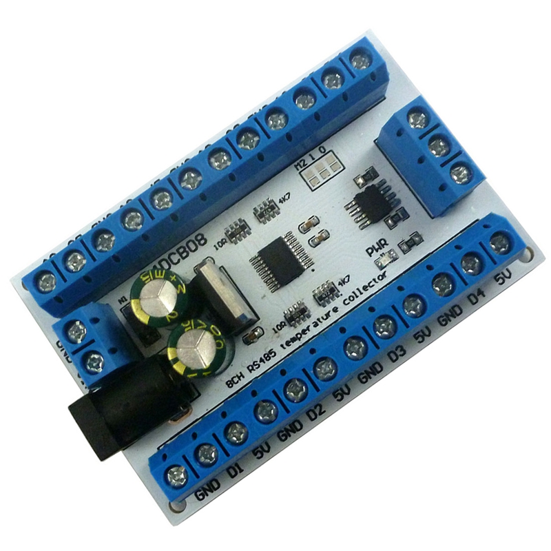Ds18B20 - ELETECHSUP 8Ch Ds18b20 Rs485 Modbus Rtu