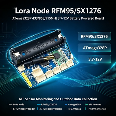 Lora Rfm95 - 433/868/915 МГц LoRa-узел с RFM95/SX1276, ATmega328P