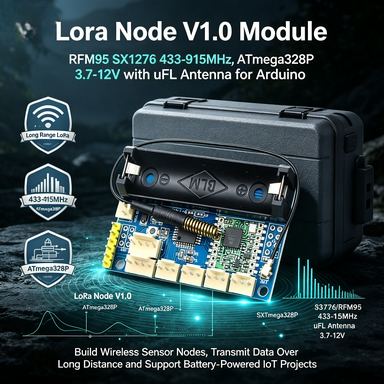 Lora Rfm95 - Узел LoRa V1.0 RFM95/SX1276, 433-915 МГц,