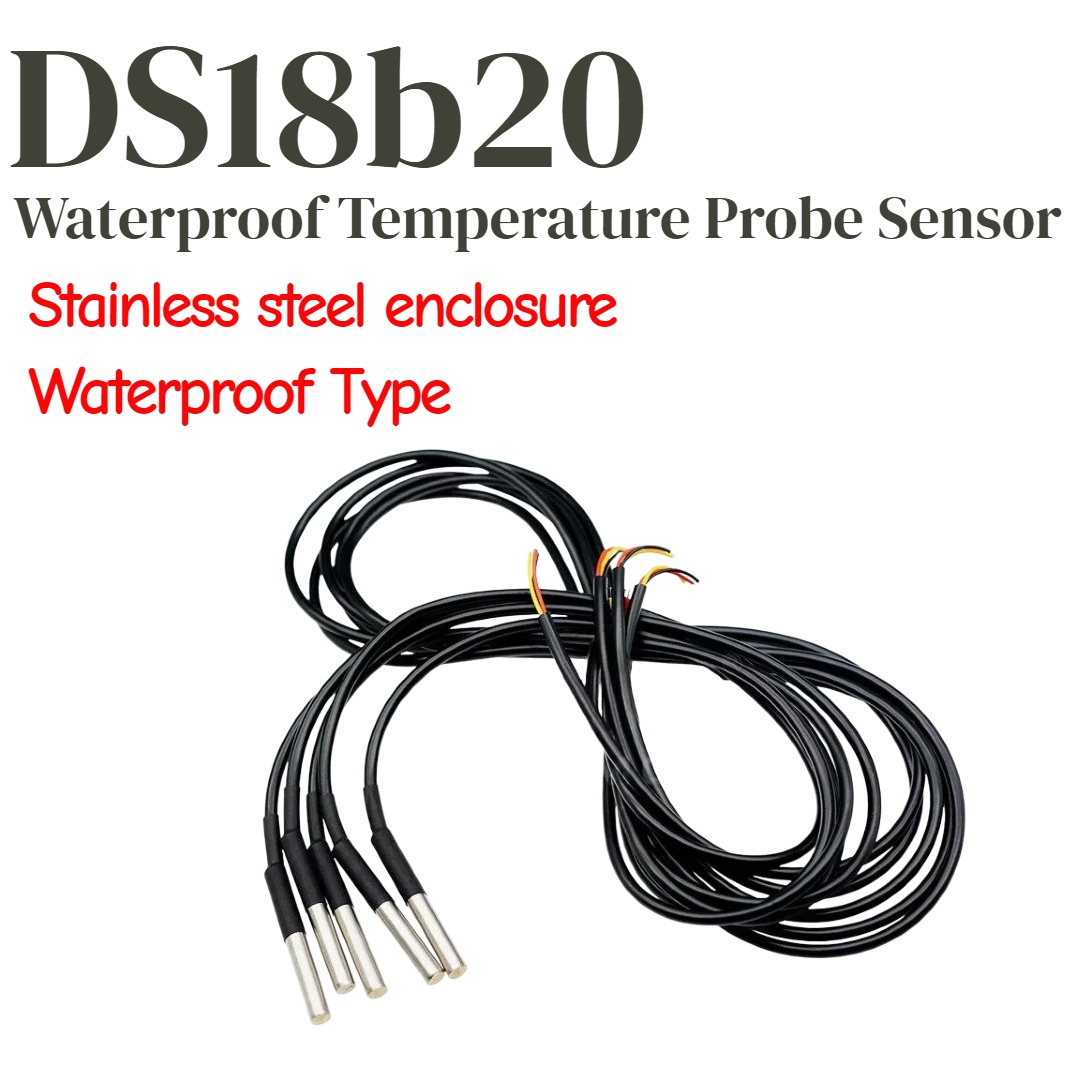 Ds18B20 - 1/5 шт. DS18b20 датчик температуры, 1м,