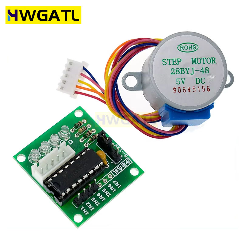 Stepper Motor 28Byj - HWGATL 5 В 4-фазный 28BYJ-48 шаговый
