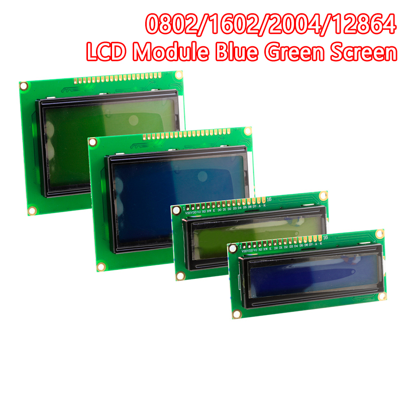 Lcd 1602 - Модуль ЖКД синий зеленый экран для