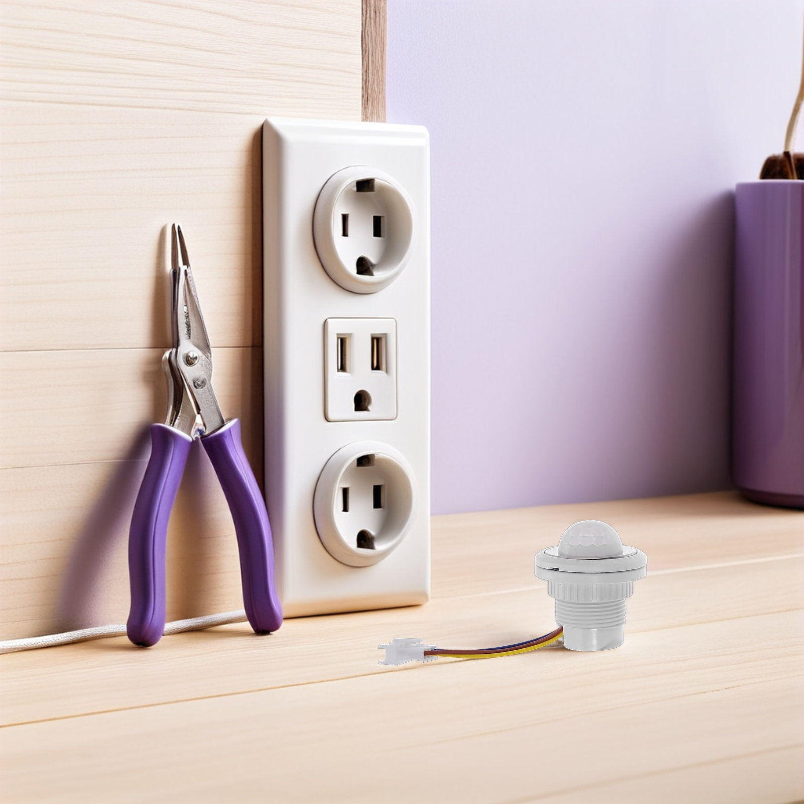 Pir Motion Sensor - Датчик движения для управления освещением, инфракрасный