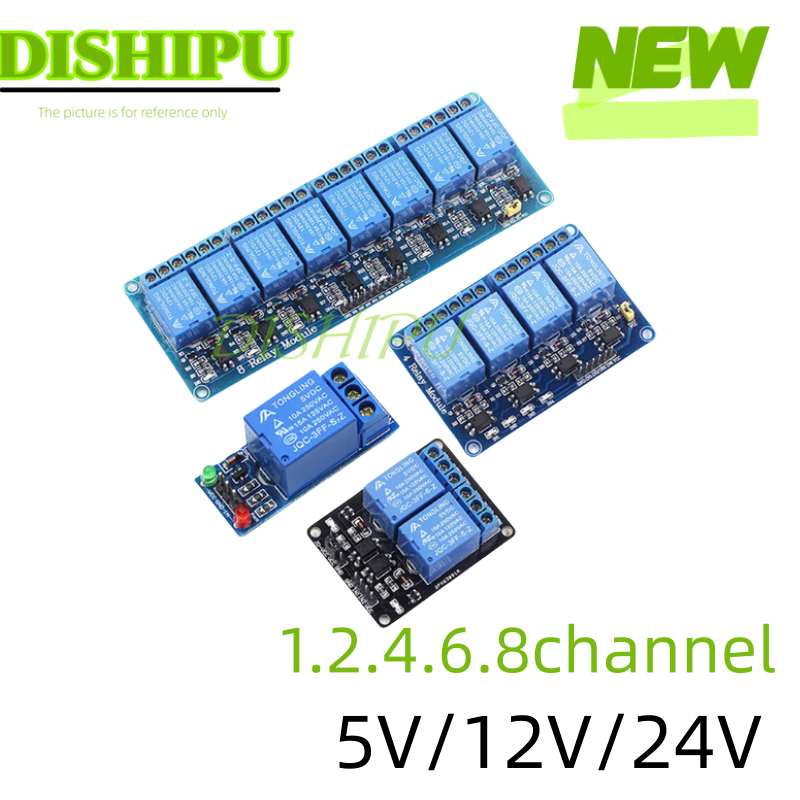Relay Module 4 Channel - DC 5 В 12 В 24