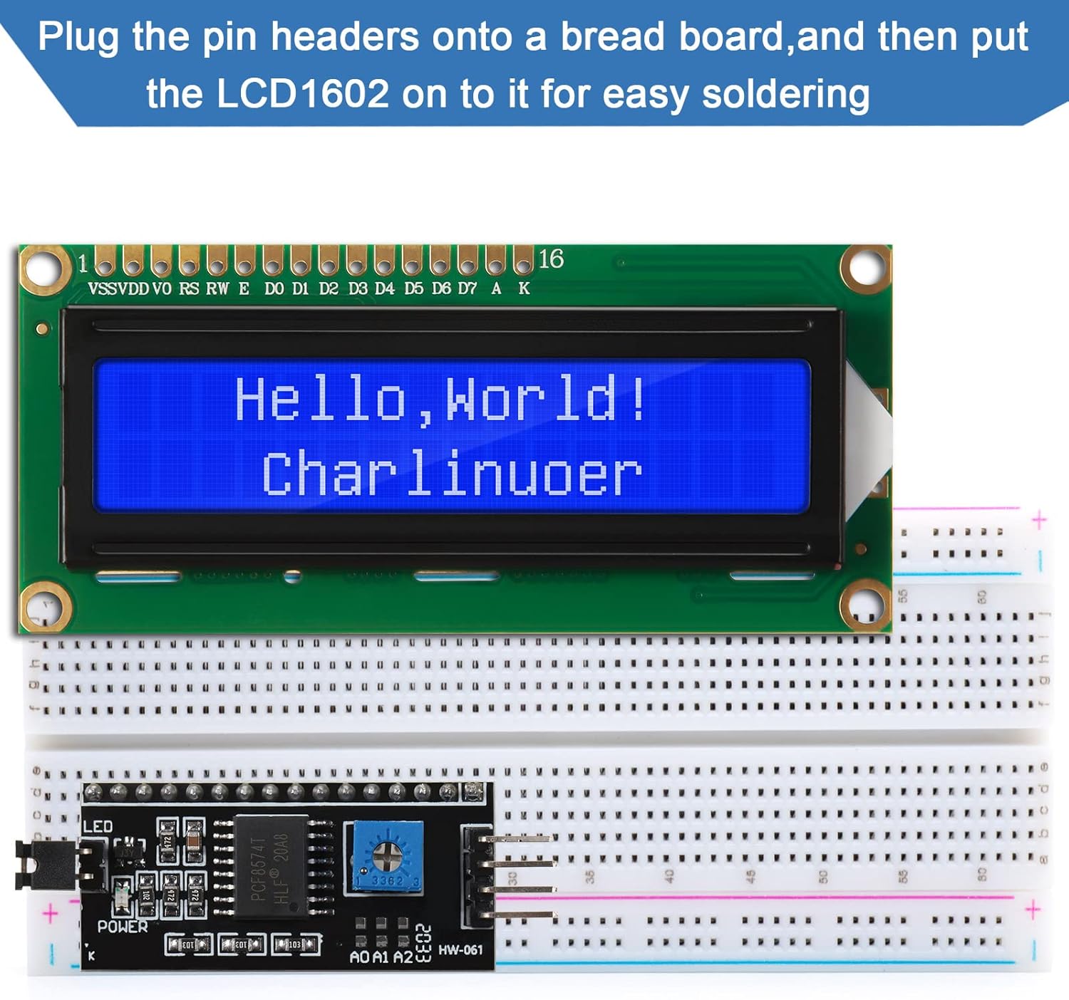 Lcd 1602 - 1 комплект модуля 1602 LCD 20*4