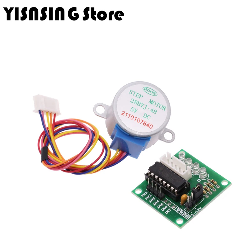 5 В 4-фазный 28BYJ-48 шаговый  – обзор и цена Stepper Motor 28Byj