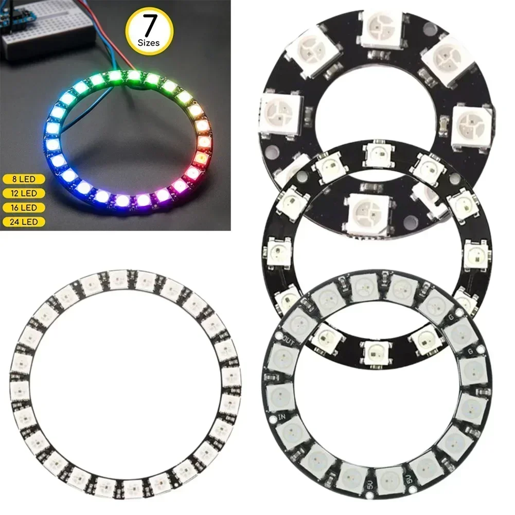 5 В светодиодное кольцо индиви – обзор и цена Neopixel