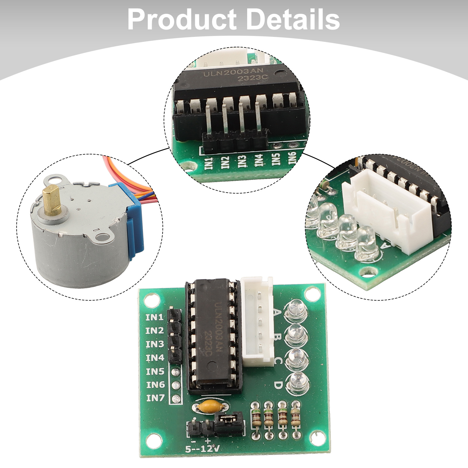 4-фазный шаговый двигатель 5В  – обзор и цена Stepper Motor 28Byj