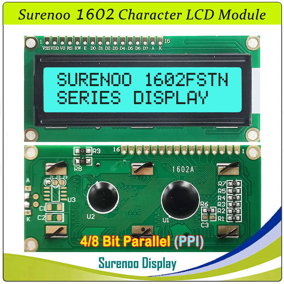 Дисплейный модуль Surenoo 1602 – обзор и цена Lcd 1602