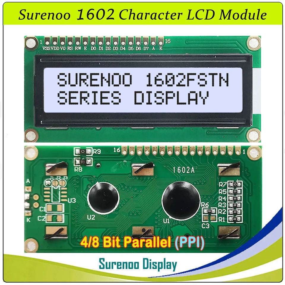 Дисплейный модуль Surenoo 1602 – обзор и цена Lcd 1602