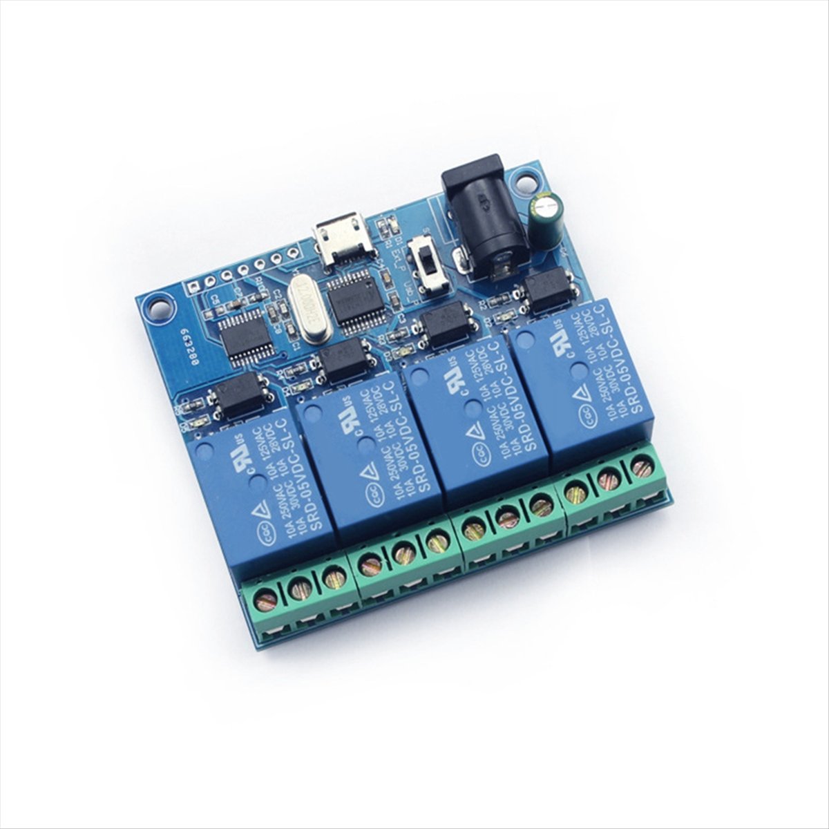 AT42 4-канальный USB-модуль ре – обзор и цена Relay Module 4 Channel