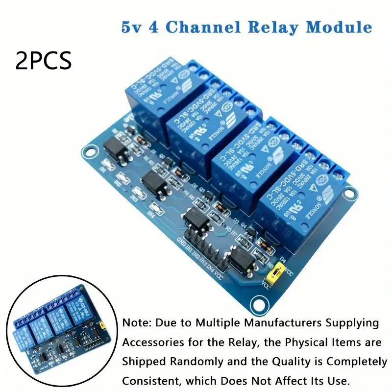 2 шт., 1/2/4/8 канальный релей – обзор и цена Relay Module 4 Channel