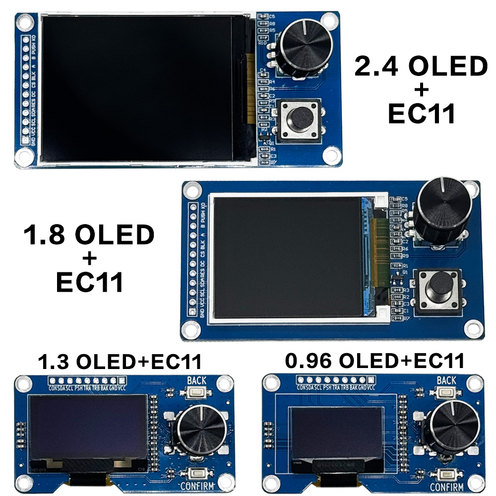 TFT OLED-модуль EC11 с поворот – обзор и цена Tft Display 2.4