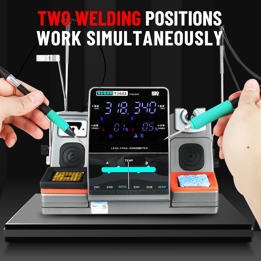 Паяльная станция SUGON T3602 2 – обзор и цена Soldering Iron Temperature Probe