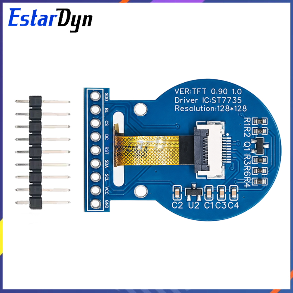 0,9-дюймовый круглый TFT LCD д – обзор и цена Tft Display 2.4