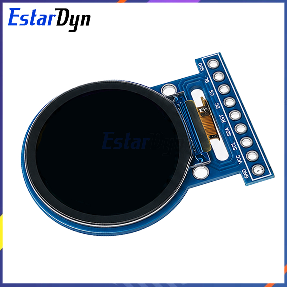 0,9-дюймовый круглый TFT LCD д – обзор и цена Tft Display 2.4