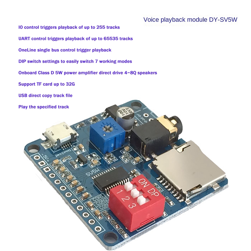 Модуль воспроизведения голоса  – обзор и цена Sd Card Module