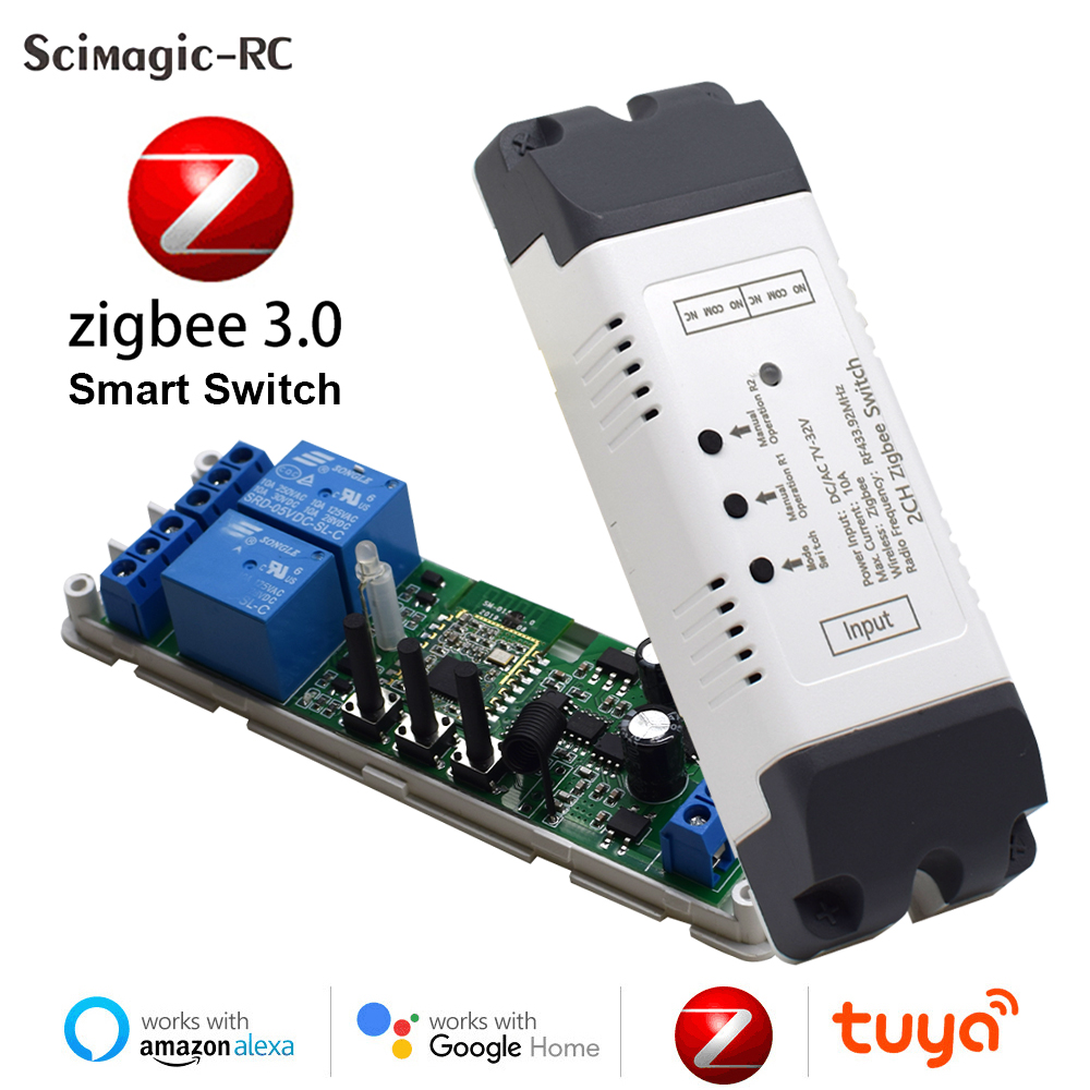 Умный переключатель Tuya Zigbe – обзор и цена Relay Module 4 Channel