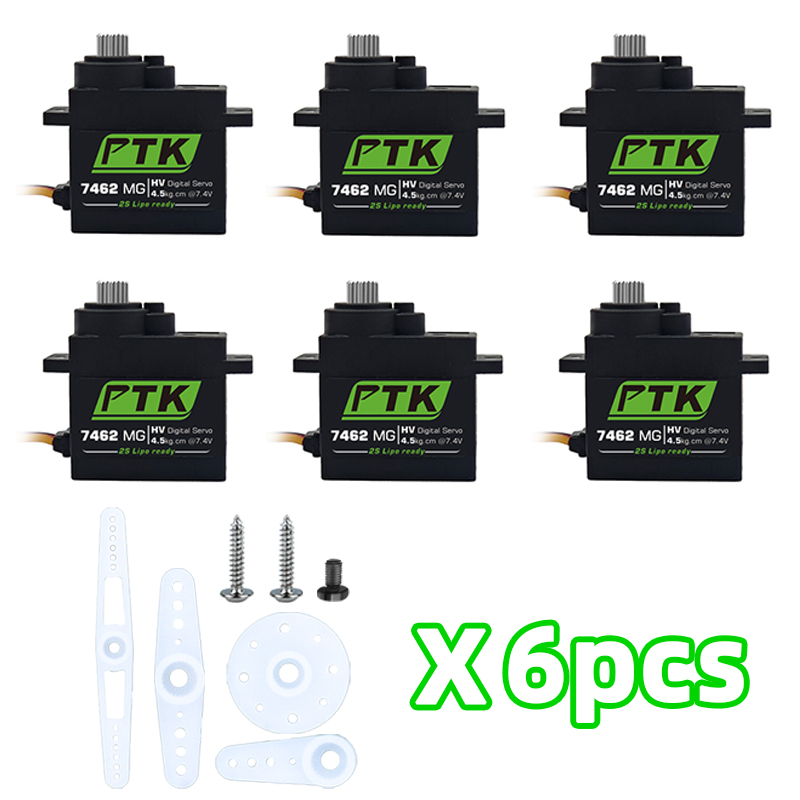 PTK 7462W MG Металлическая шес – обзор и цена Servo Sg90