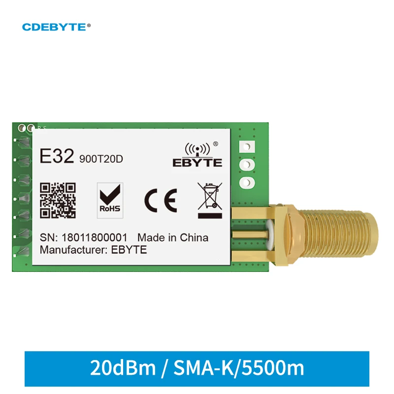 Ebyte E32-900T20D V8 LoRa 868  – обзор и цена Lora Sx1278