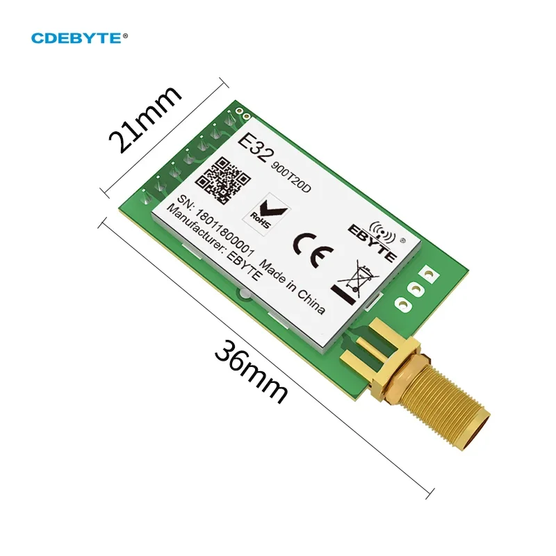 Ebyte E32-900T20D V8 LoRa 868  – обзор и цена Lora Sx1278