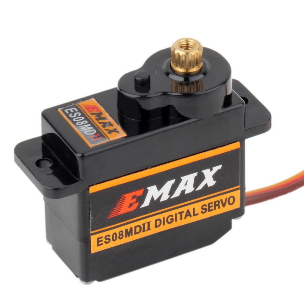4 шт. EMAX ES08MDII ES08MD II  – обзор и цена Servo Sg90