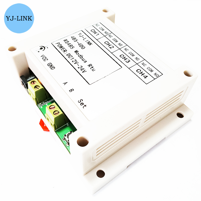 4-канальное реле 485-4DO RS485 – обзор и цена Relay Module 4 Channel