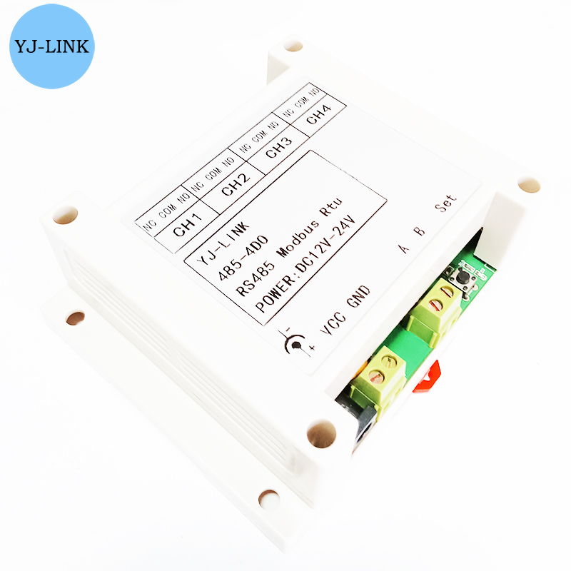 4-канальное реле 485-4DO RS485 – обзор и цена Relay Module 4 Channel