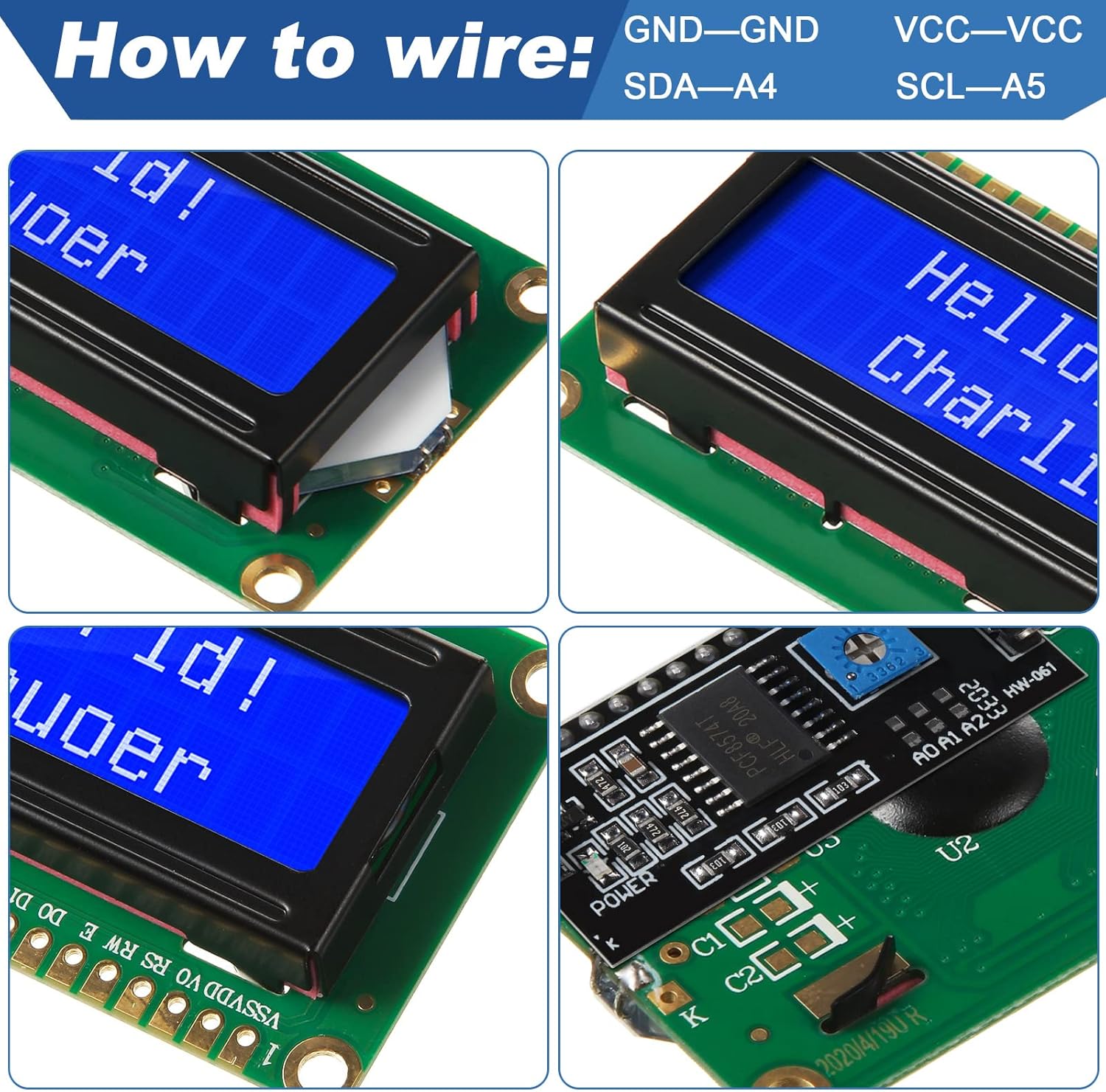 1 комплект модуля 1602 LCD 20* – обзор и цена Lcd 1602