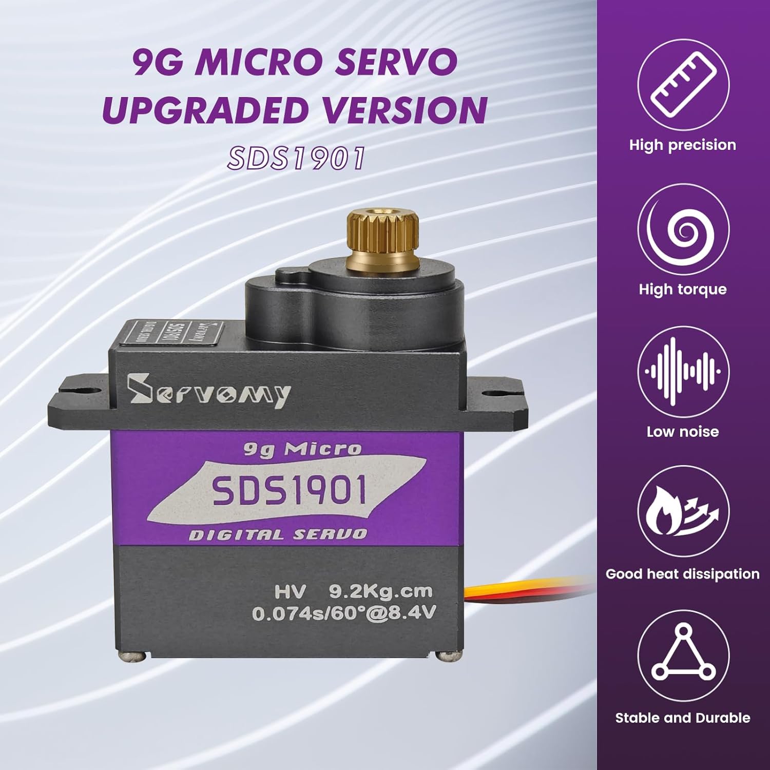SERVOMY-SDS1901 Цифровой 9G ми – обзор и цена Servo Sg90