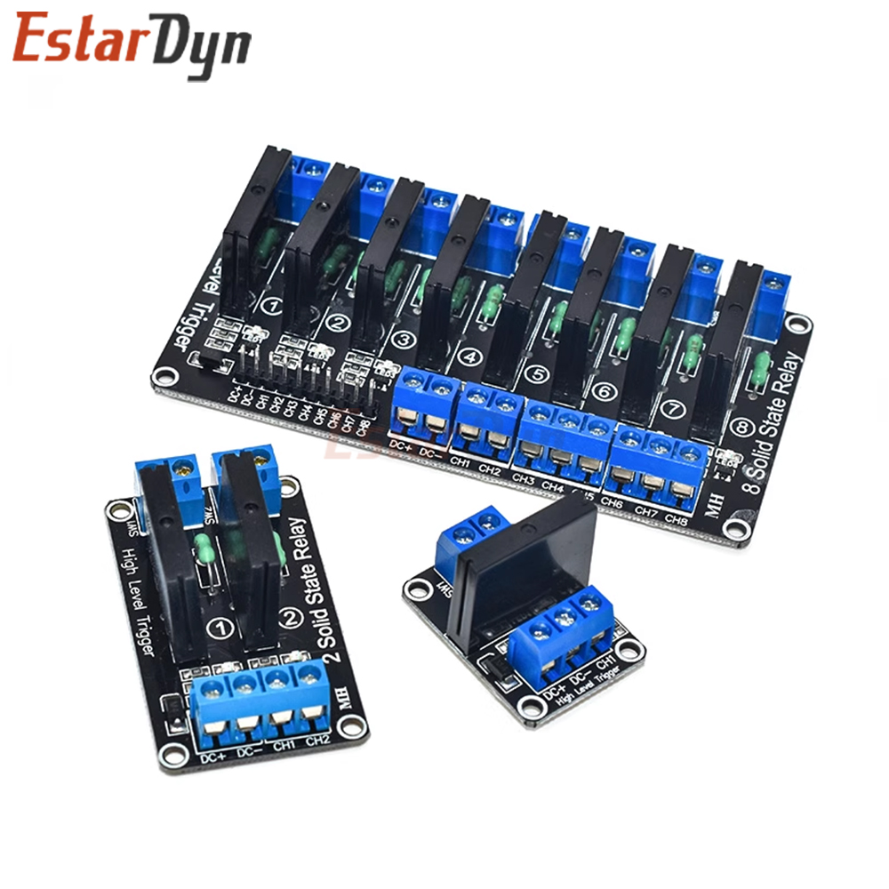 Модуль твердотельного реле SSR – обзор и цена Relay Module 4 Channel