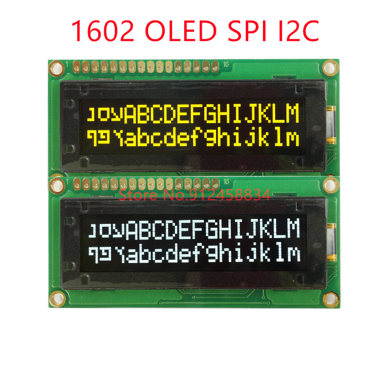 1602 16X2 OLED SPI I2C 3,3 В и – обзор и цена Lcd 1602