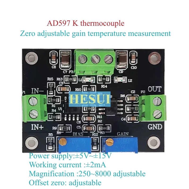 Модуль усилителя термопары K-т – обзор и цена Thermocouple Module K Type